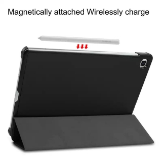 Кожаный чехол для Galaxy Tab S6 lite с вырезом под стилус